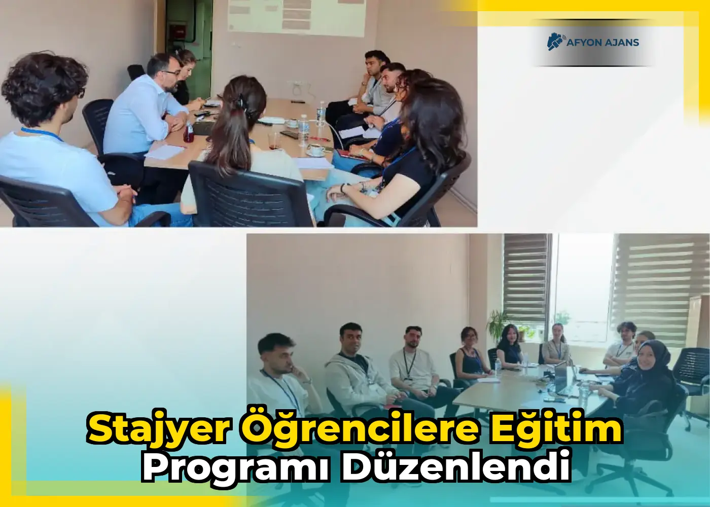 Stajyer Öğrencilere Eğitim Programı Düzenlendi