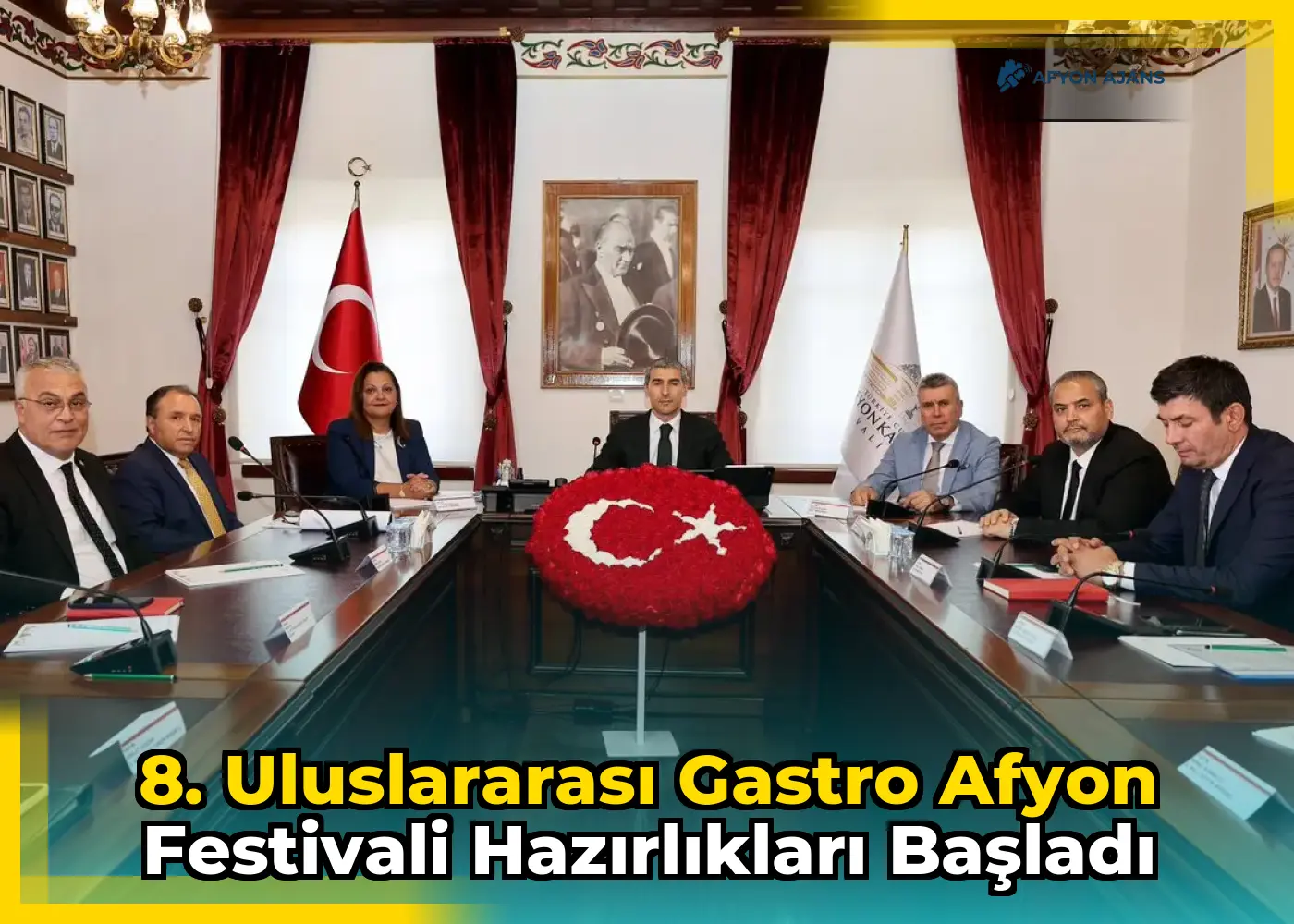 8. Uluslararası Gastro Afyon Festivali Hazırlıkları Başladı