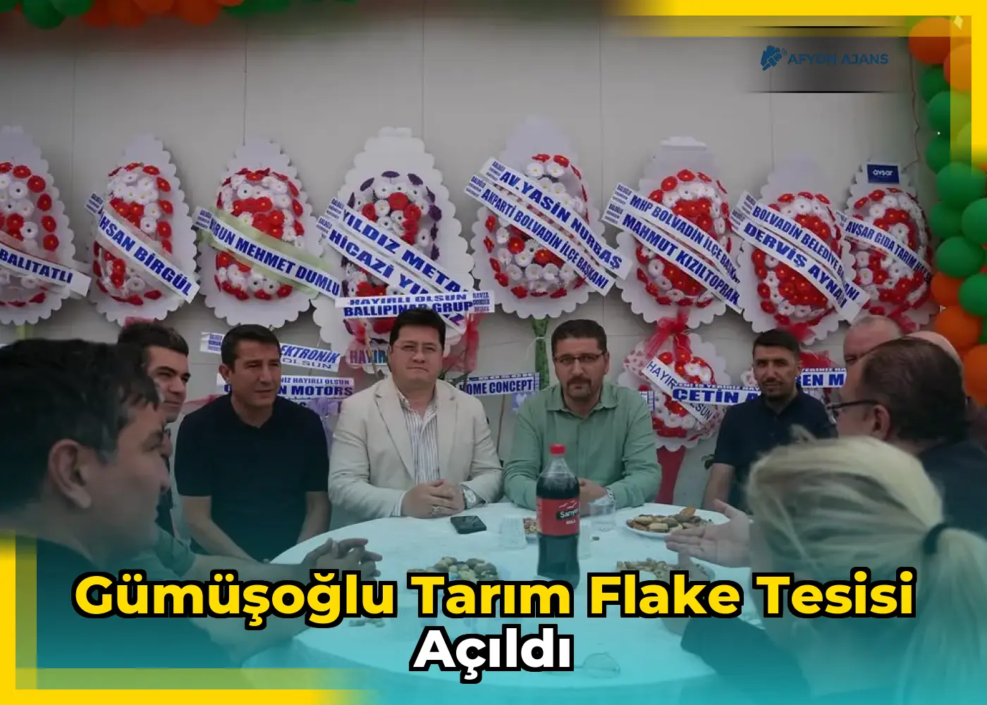 Gümüşoğlu Tarım Flake Tesisi açıldı