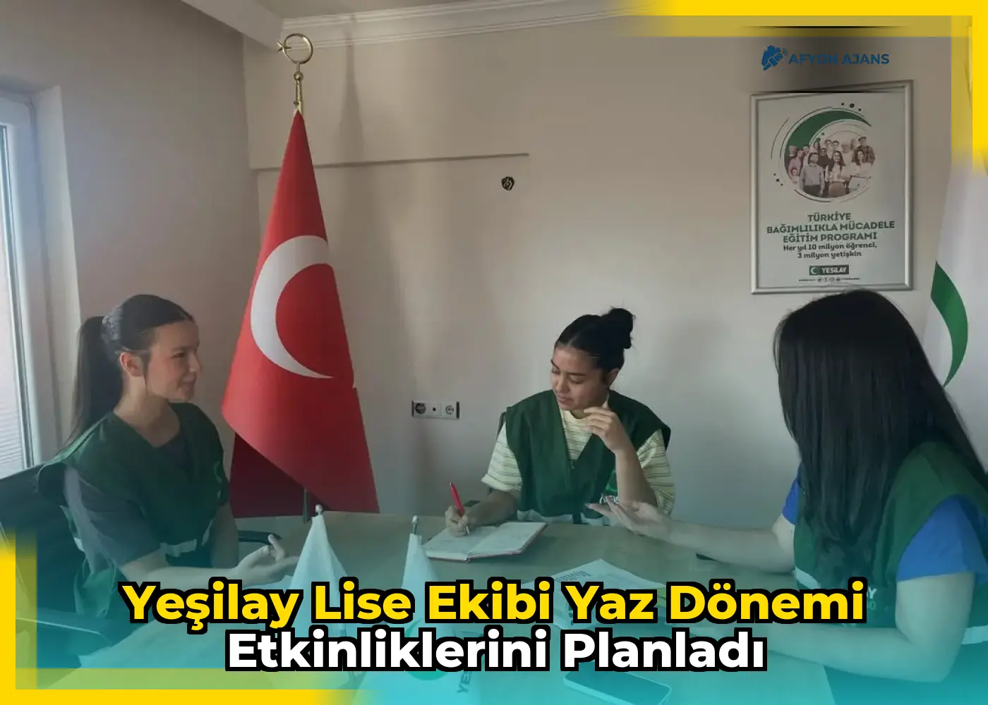 Yeşilay Lise Ekibi Yaz Dönemi Etkinliklerini Planladı