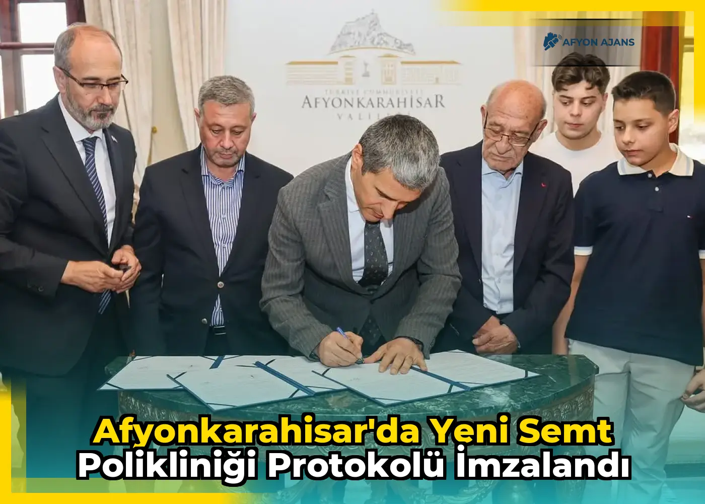 Afyonkarahisar'da Yeni Semt Polikliniği Protokolü İmzalandı