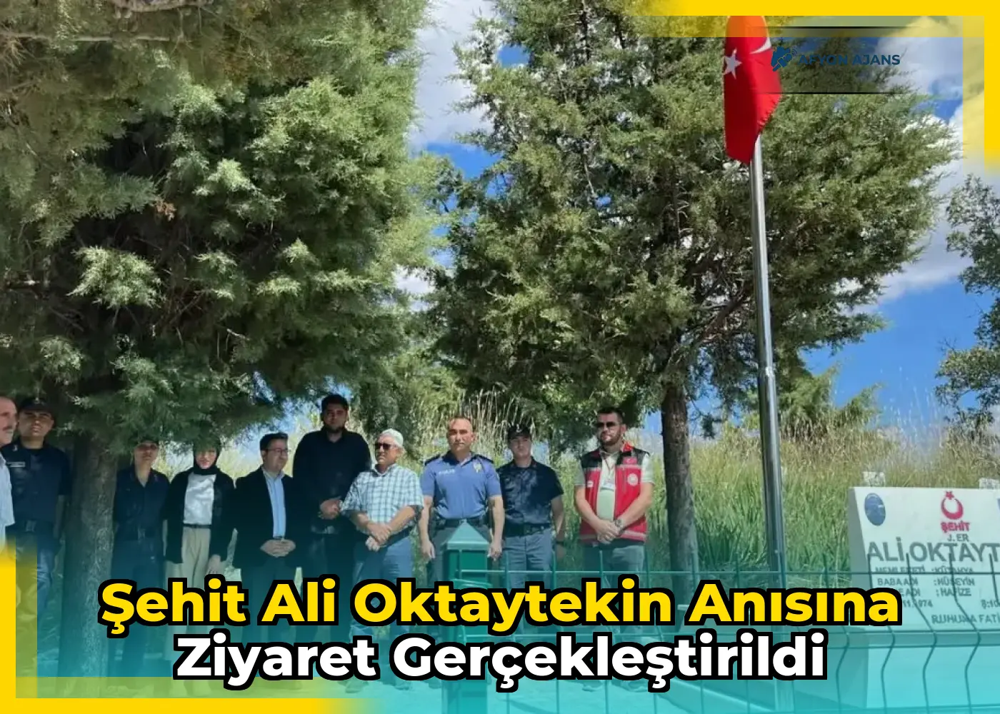 Şehit Ali Oktaytekin anısına ziyaret gerçekleştirildi