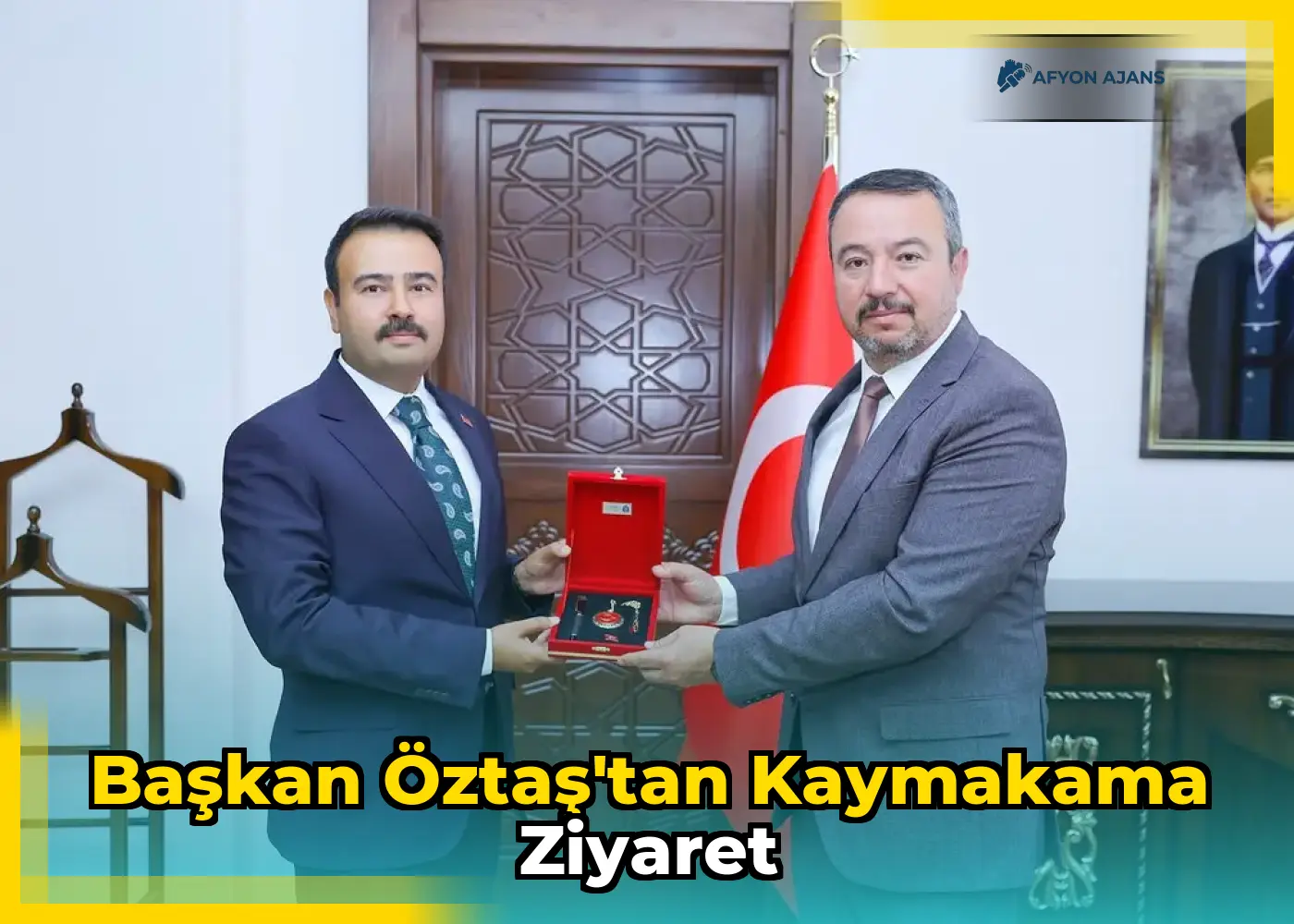 Başkan Öztaş'tan Kaymakama Ziyaret