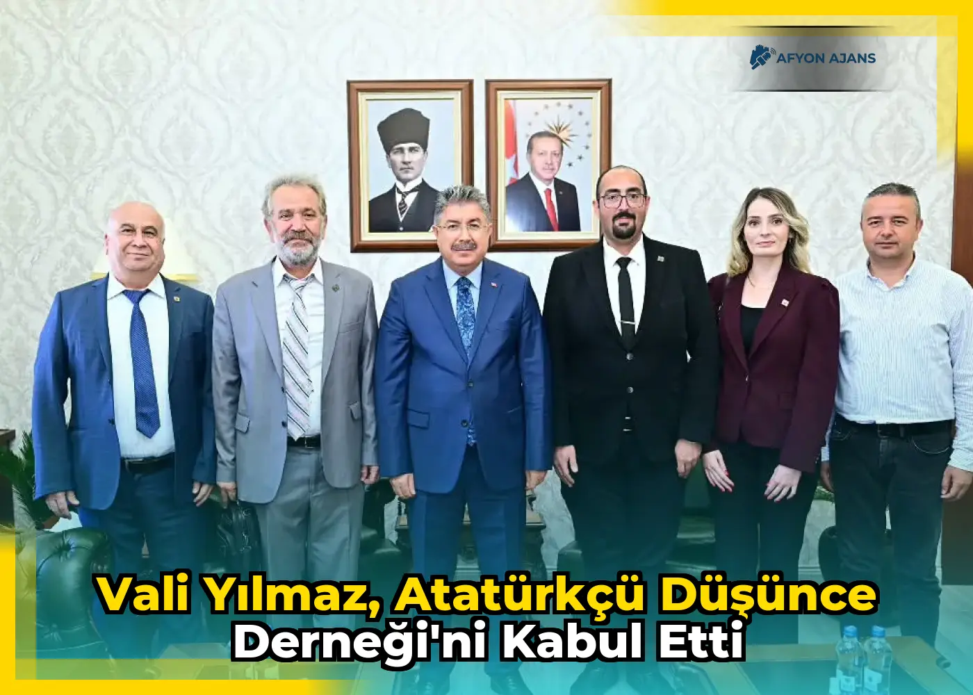 Vali Yılmaz, Atatürkçü Düşünce Derneği'ni kabul etti