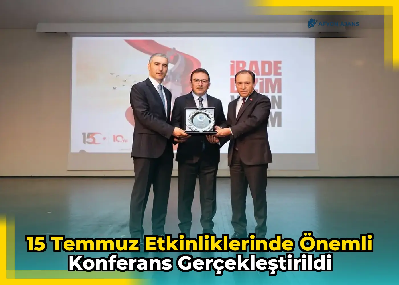 15 Temmuz etkinliklerinde önemli konferans gerçekleştirildi