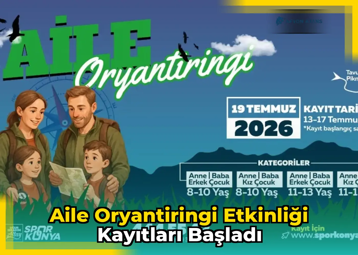 Aile Oryantiringi Etkinliği Kayıtları Başladı