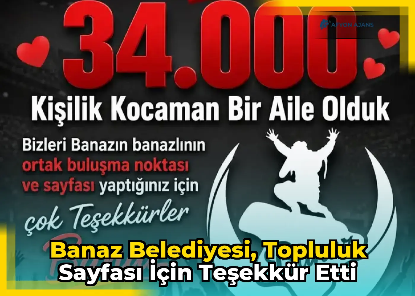 Banaz Belediyesi, topluluk sayfası için teşekkür etti