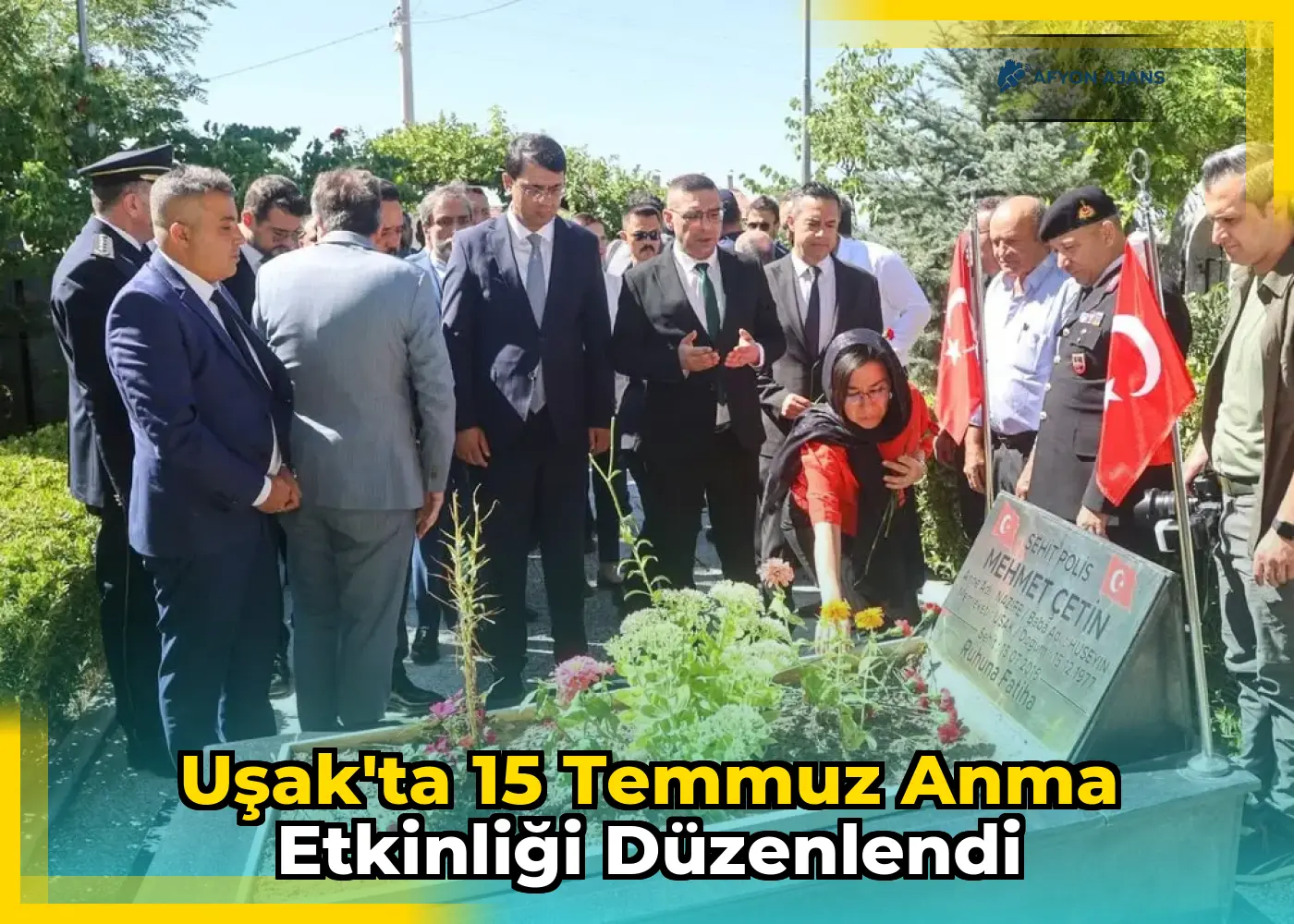 Uşak'ta 15 Temmuz Anma Etkinliği Düzenlendi