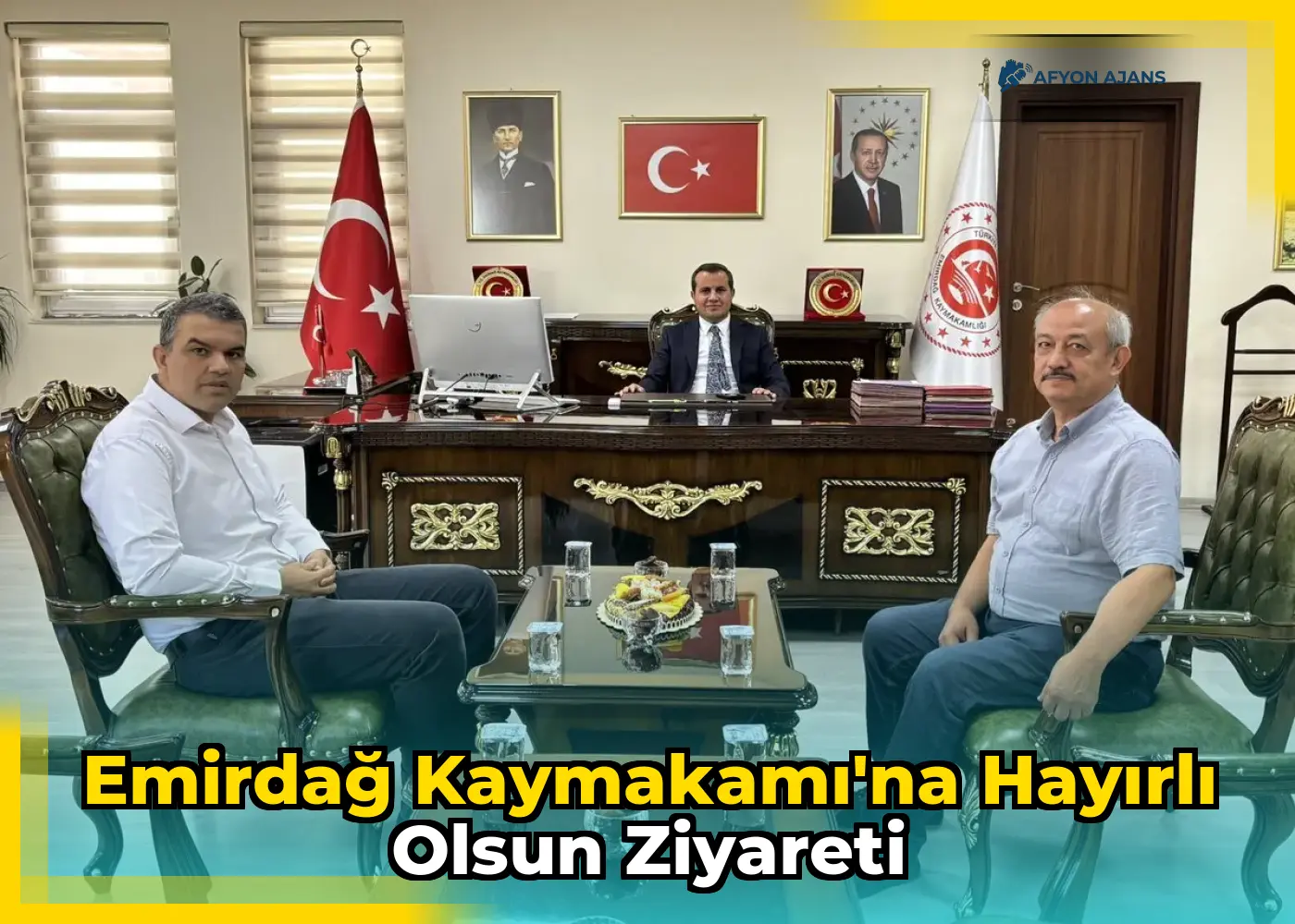 Emirdağ Kaymakamı'na Hayırlı Olsun Ziyareti