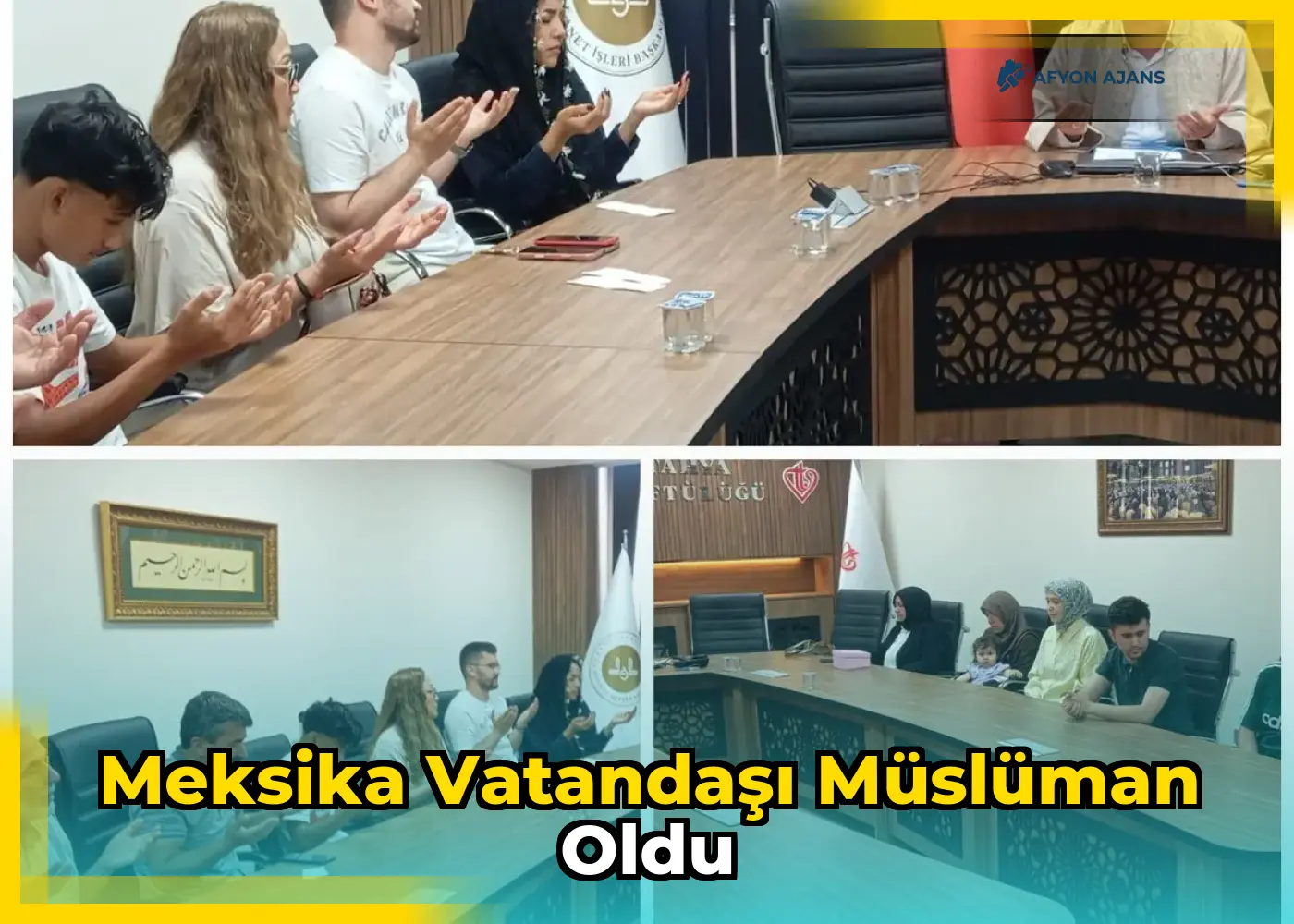 Meksika vatandaşı Müslüman oldu