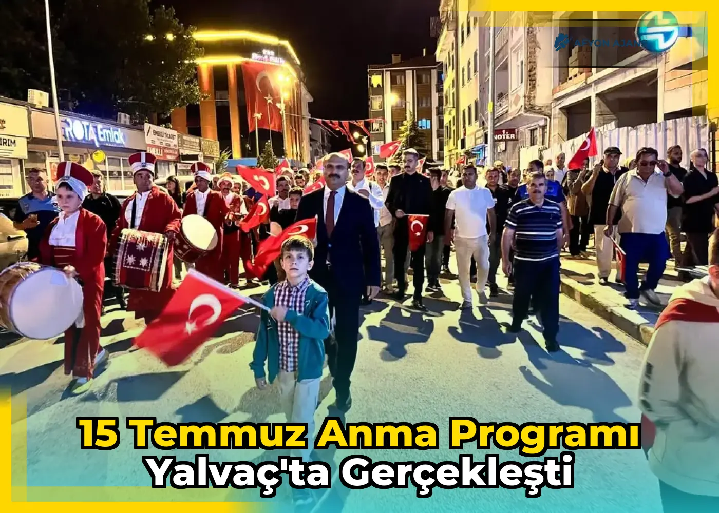 15 Temmuz Anma Programı Yalvaç'ta Gerçekleşti