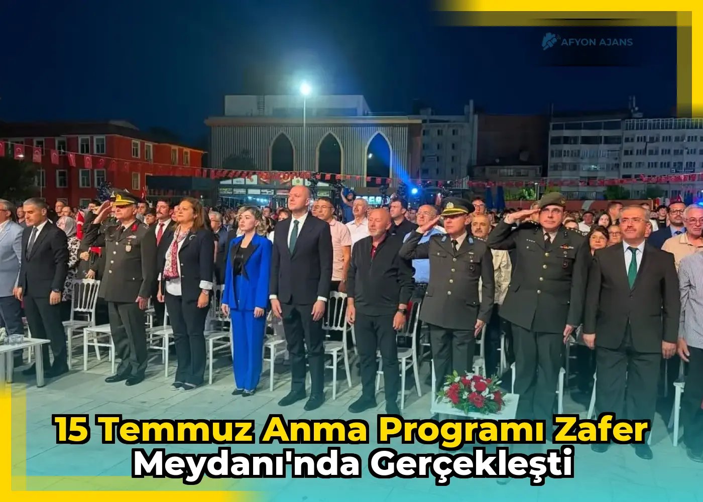 15 Temmuz Anma Programı Zafer Meydanı'nda Gerçekleşti