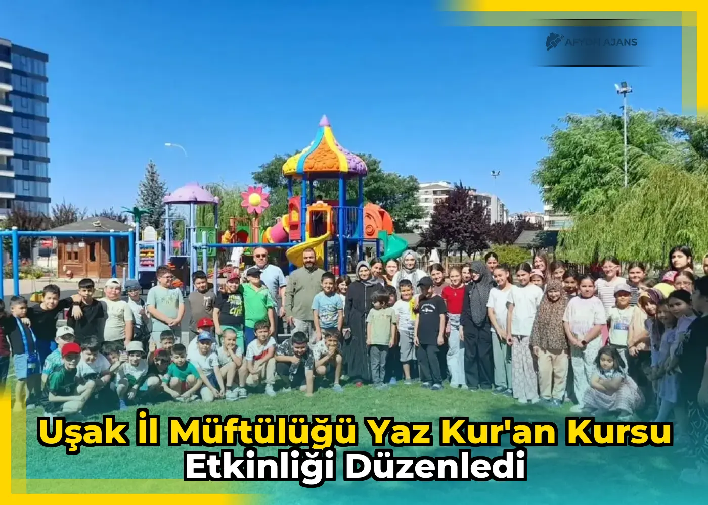 Uşak İl Müftülüğü Yaz Kur'an Kursu Etkinliği Düzenledi