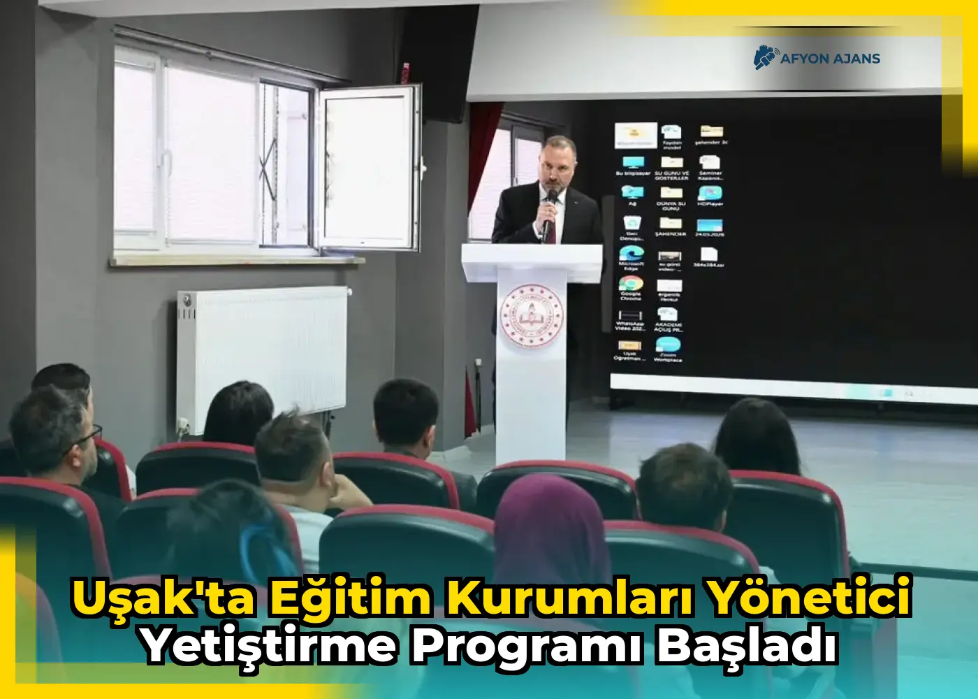 Uşak'ta Eğitim Kurumları Yönetici Yetiştirme Programı Başladı