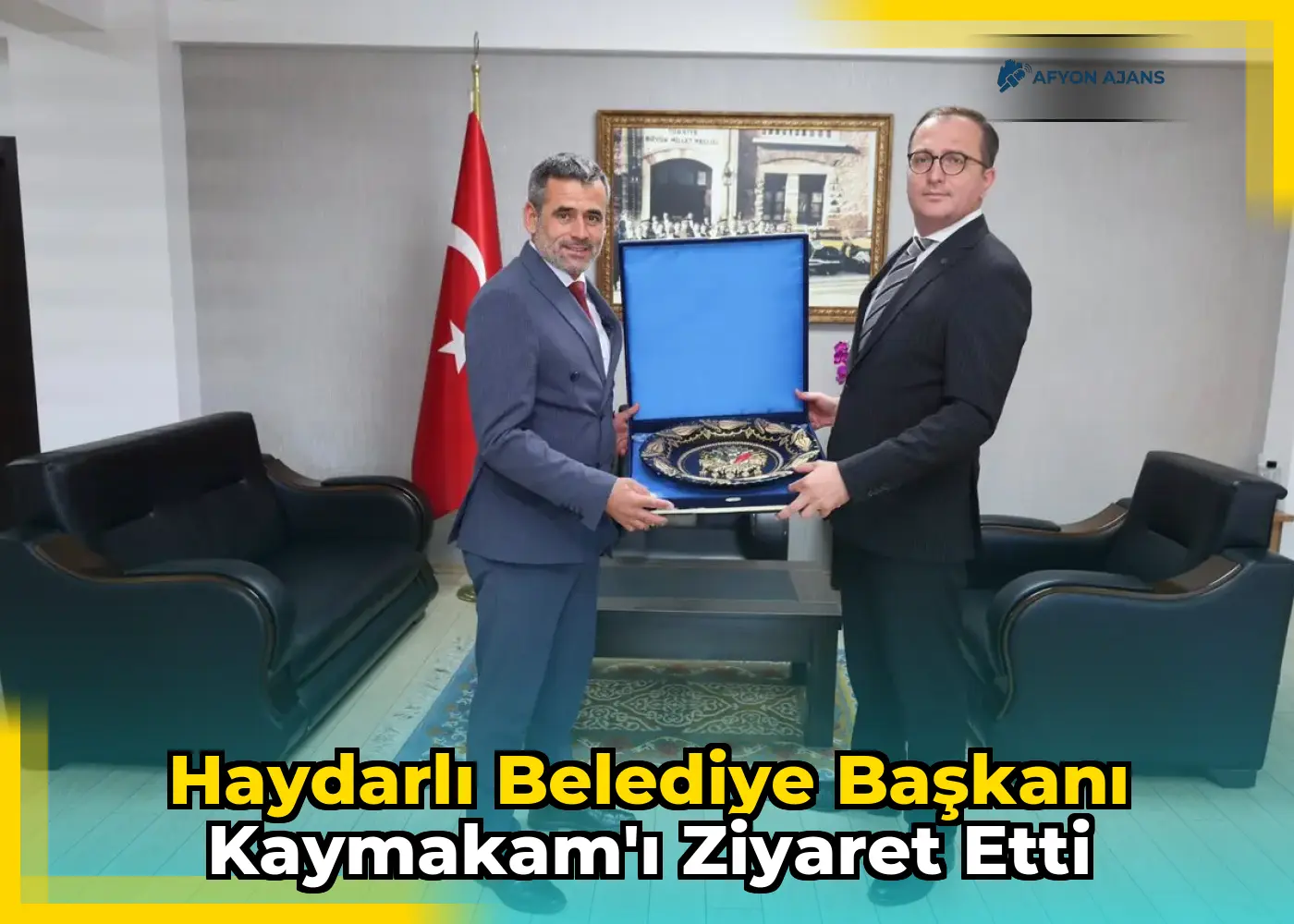 Haydarlı Belediye Başkanı Kaymakam'ı Ziyaret Etti
