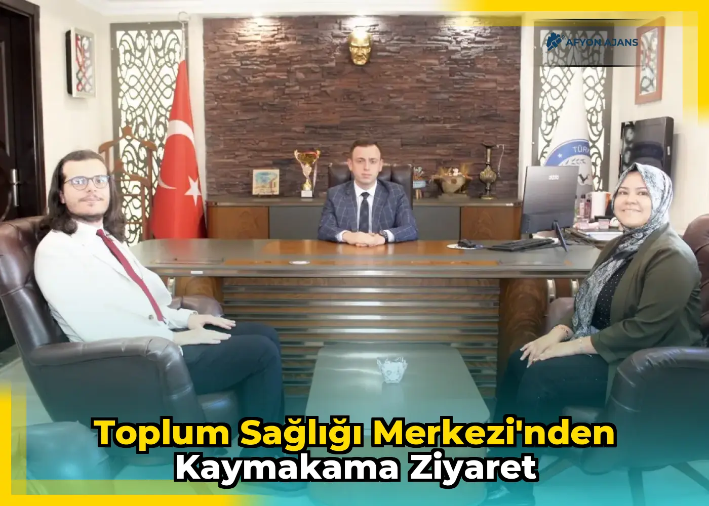 Toplum Sağlığı Merkezi'nden Kaymakama Ziyaret