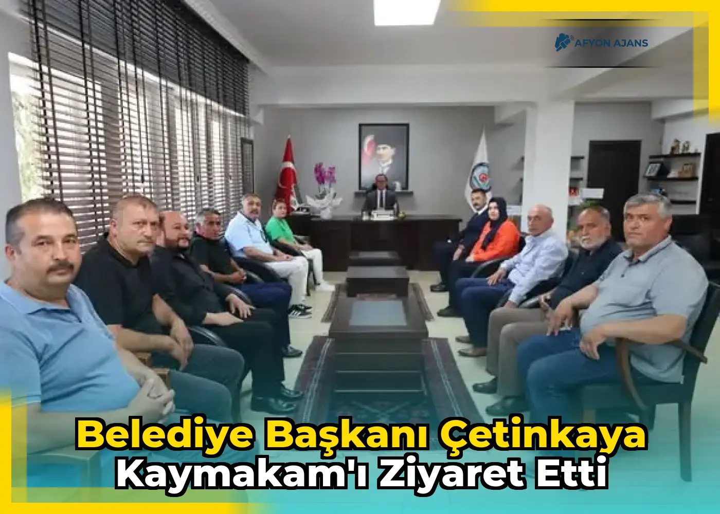 Belediye Başkanı Çetinkaya Kaymakam'ı Ziyaret Etti