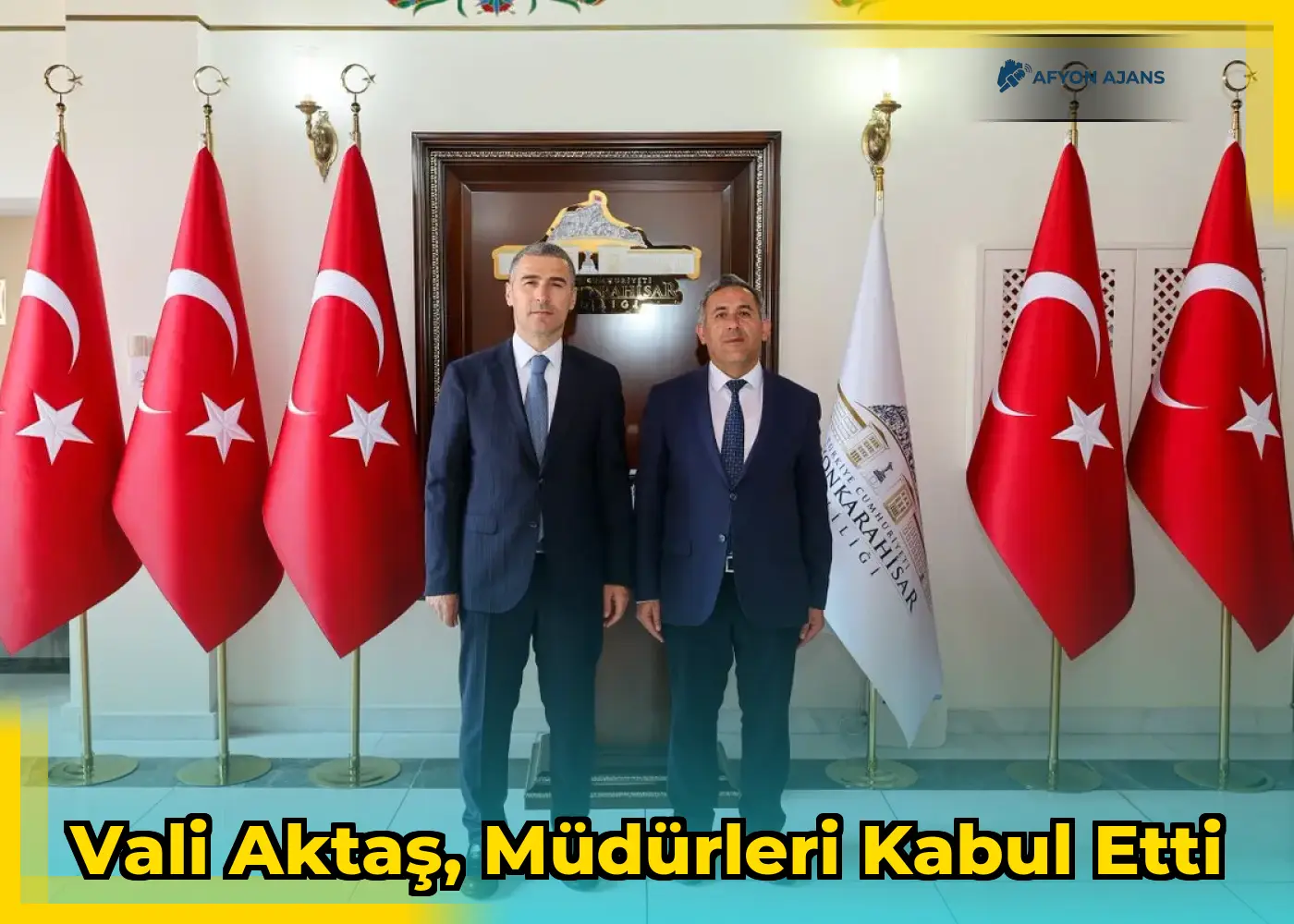 Vali Aktaş, müdürleri kabul etti