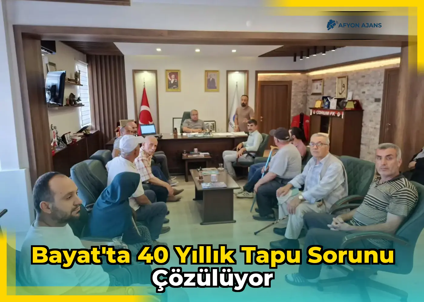 Bayat'ta 40 Yıllık Tapu Sorunu Çözülüyor