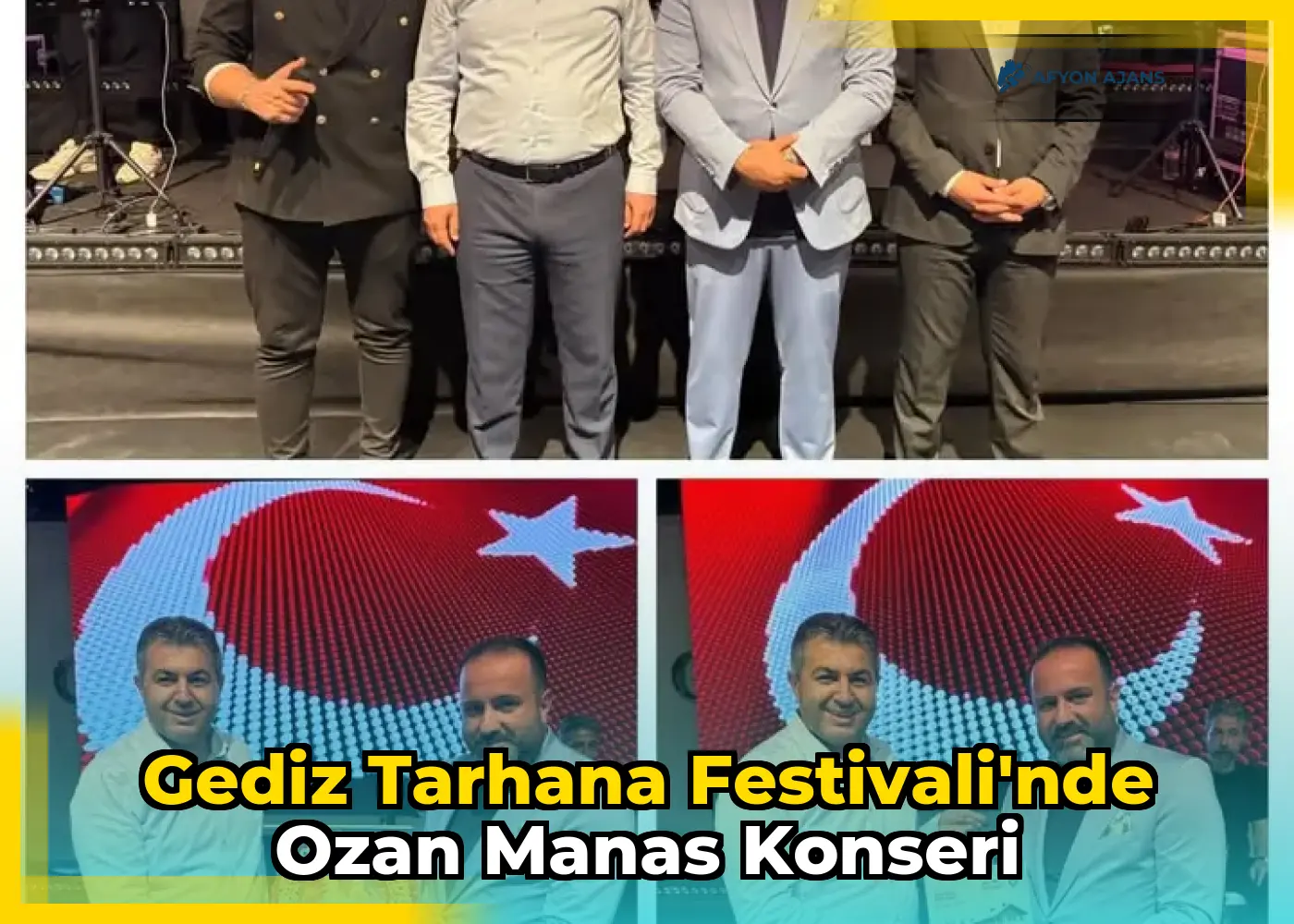 Gediz Tarhana Festivali'nde Ozan Manas Konseri