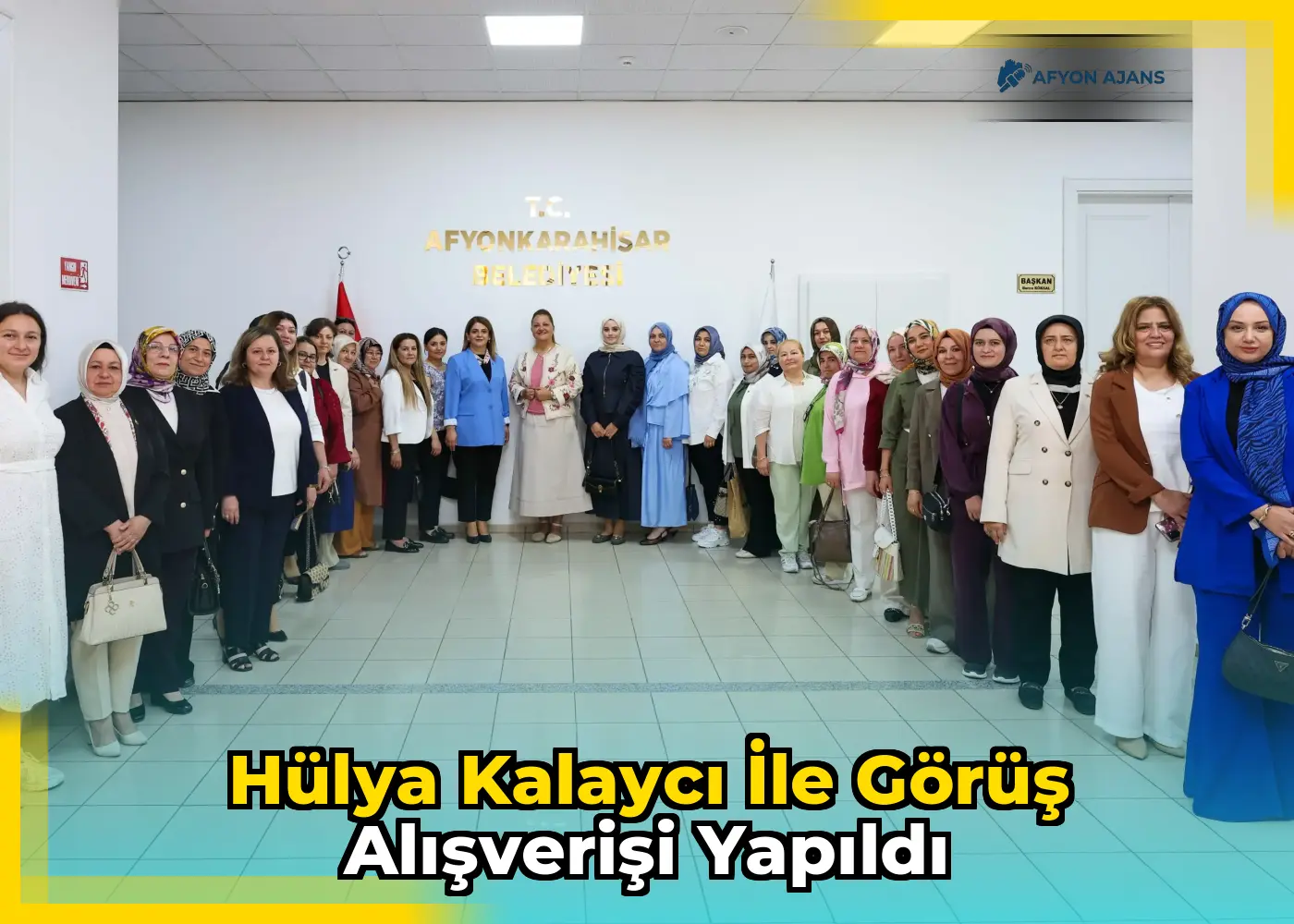 Hülya Kalaycı ile görüş alışverişi yapıldı