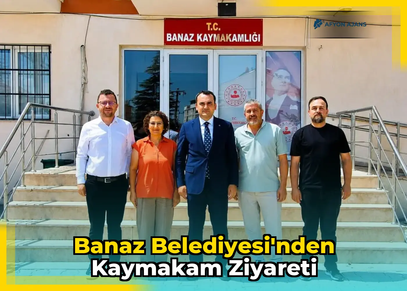 Banaz Belediyesi'nden Kaymakam Ziyareti