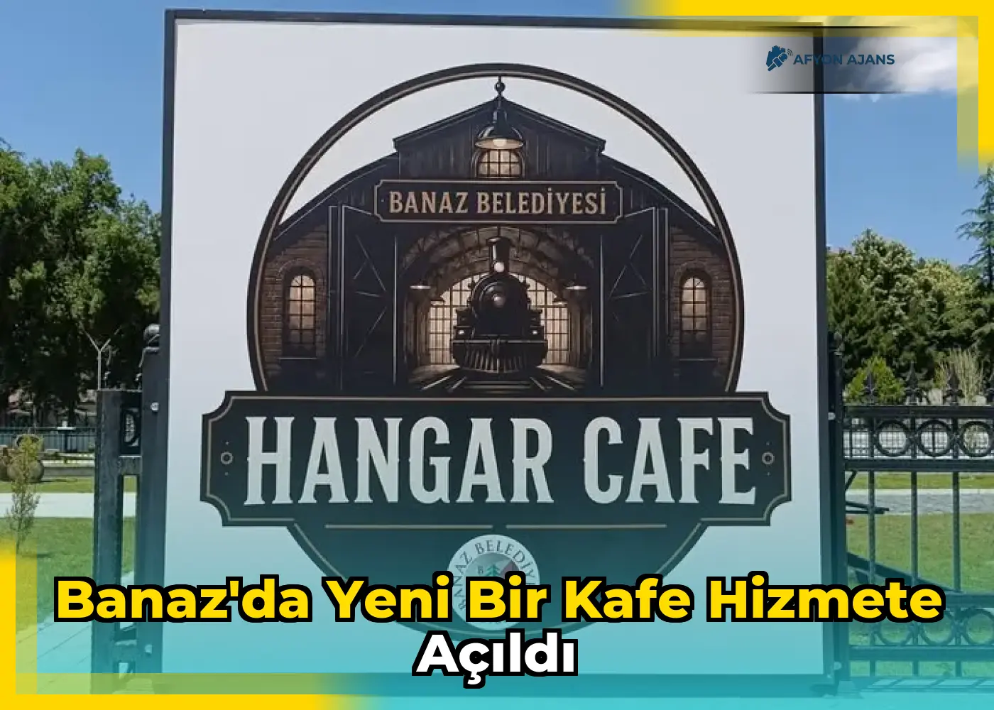 Banaz'da Yeni Bir Kafe Hizmete Açıldı