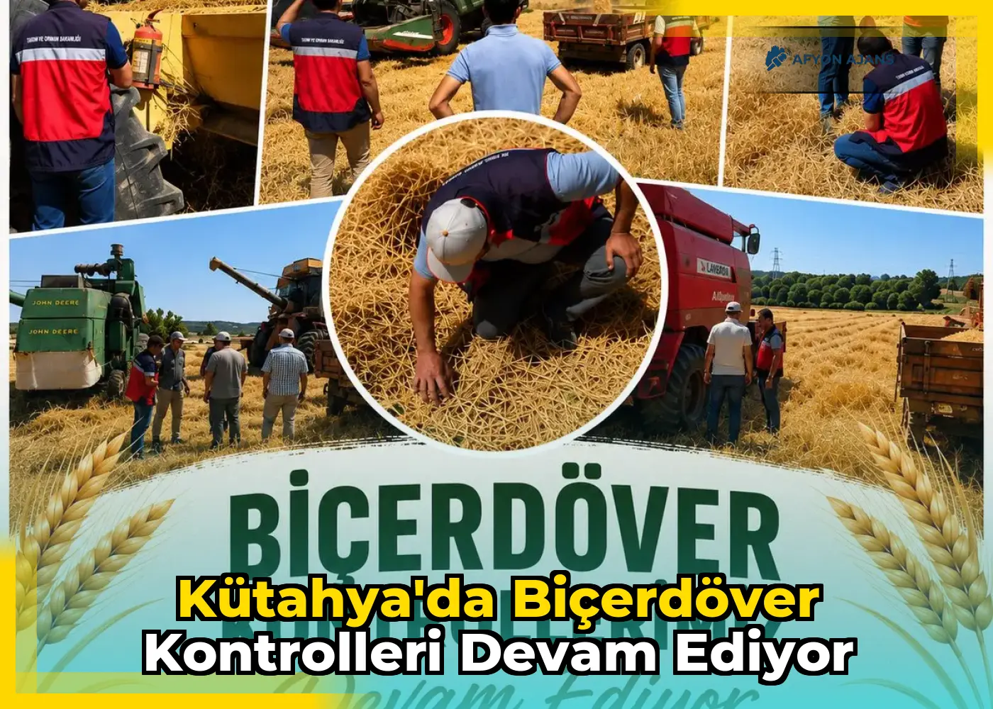 Kütahya'da Biçerdöver Kontrolleri Devam Ediyor