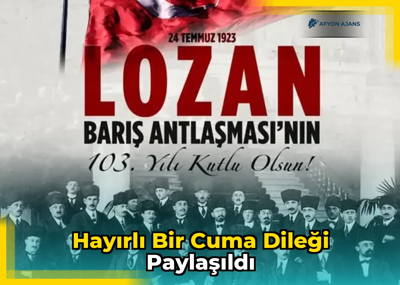 Hayırlı bir Cuma dileği paylaşıldı