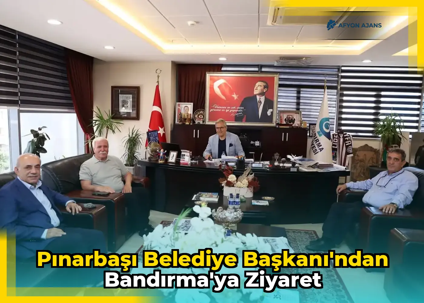 Pınarbaşı Belediye Başkanı'ndan Bandırma'ya ziyaret