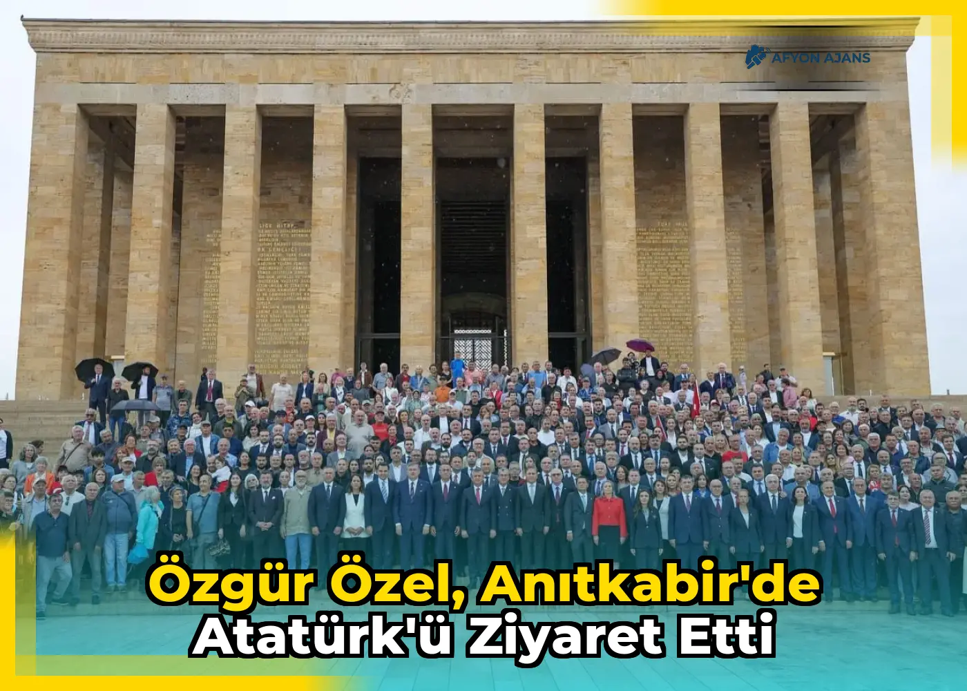 Özgür Özel, Anıtkabir'de Atatürk'ü ziyaret etti