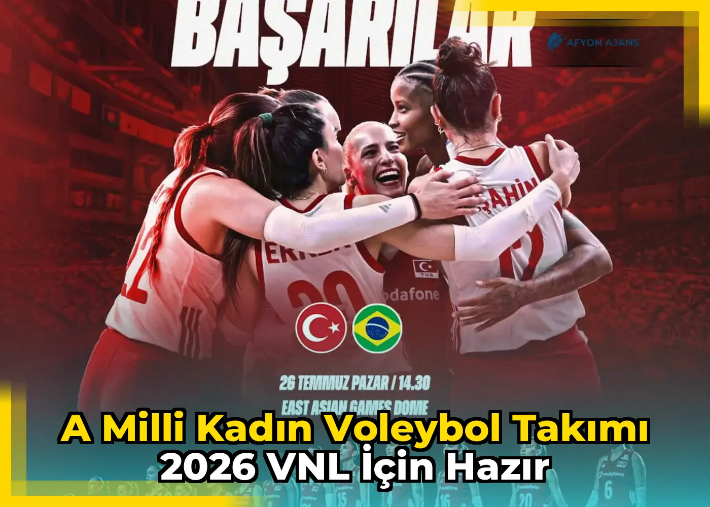 A Milli Kadın Voleybol Takımı 2026 VNL için hazır