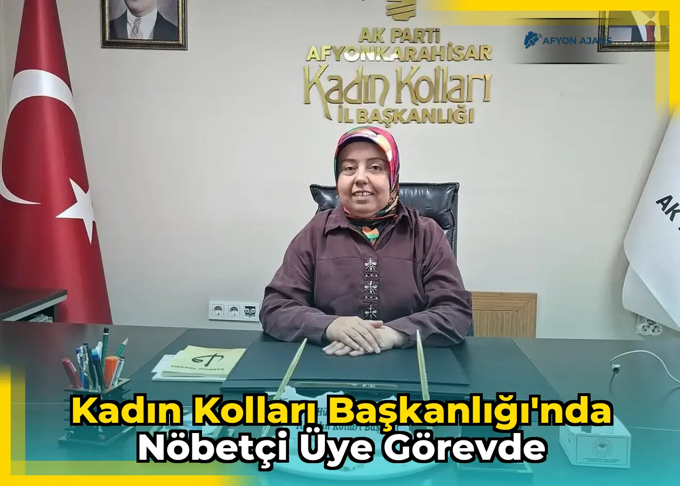 Kadın Kolları Başkanlığı'nda nöbetçi üye görevde