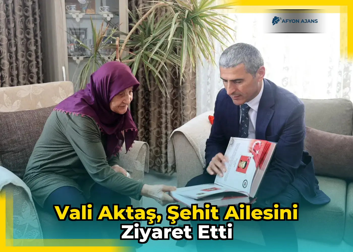 Vali Aktaş, Şehit Ailesini Ziyaret Etti