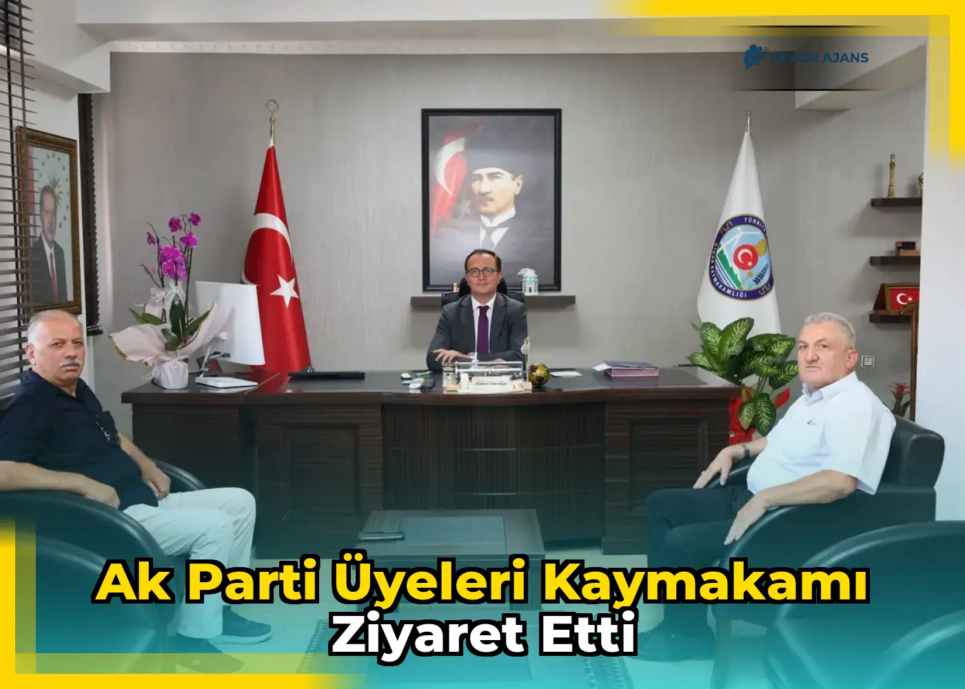Ak Parti Üyeleri Kaymakamı Ziyaret Etti