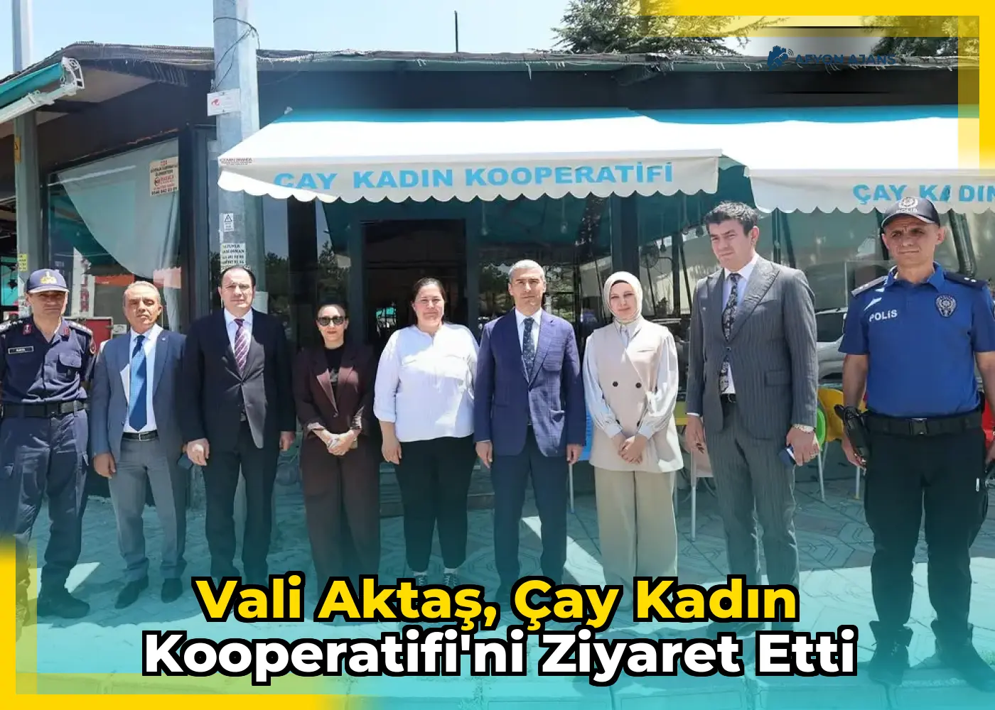 Vali Aktaş, Çay Kadın Kooperatifi'ni ziyaret etti