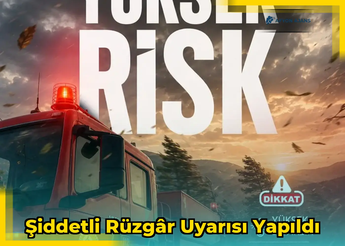 Şiddetli rüzgâr uyarısı yapıldı