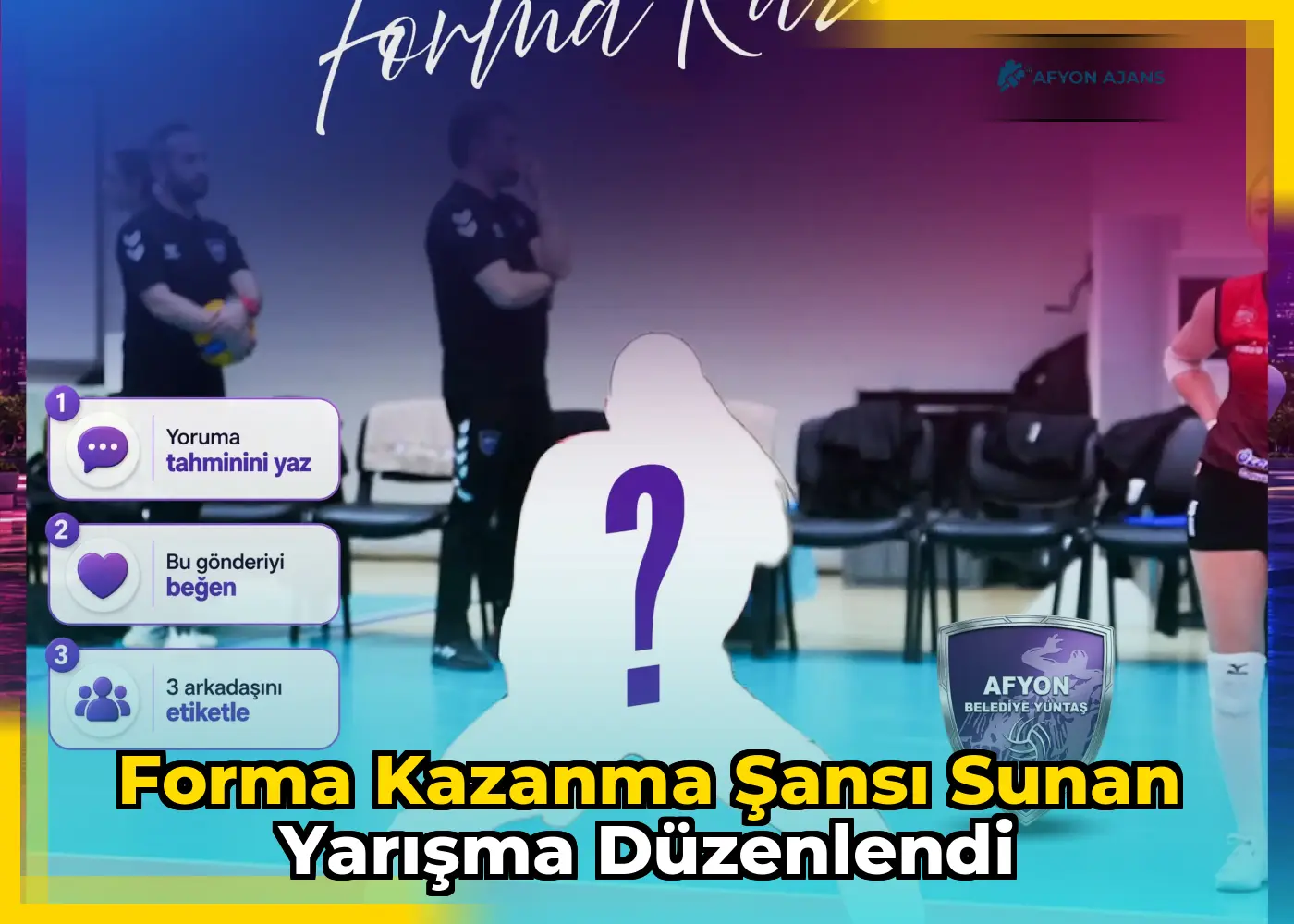 Forma kazanma şansı sunan yarışma düzenlendi