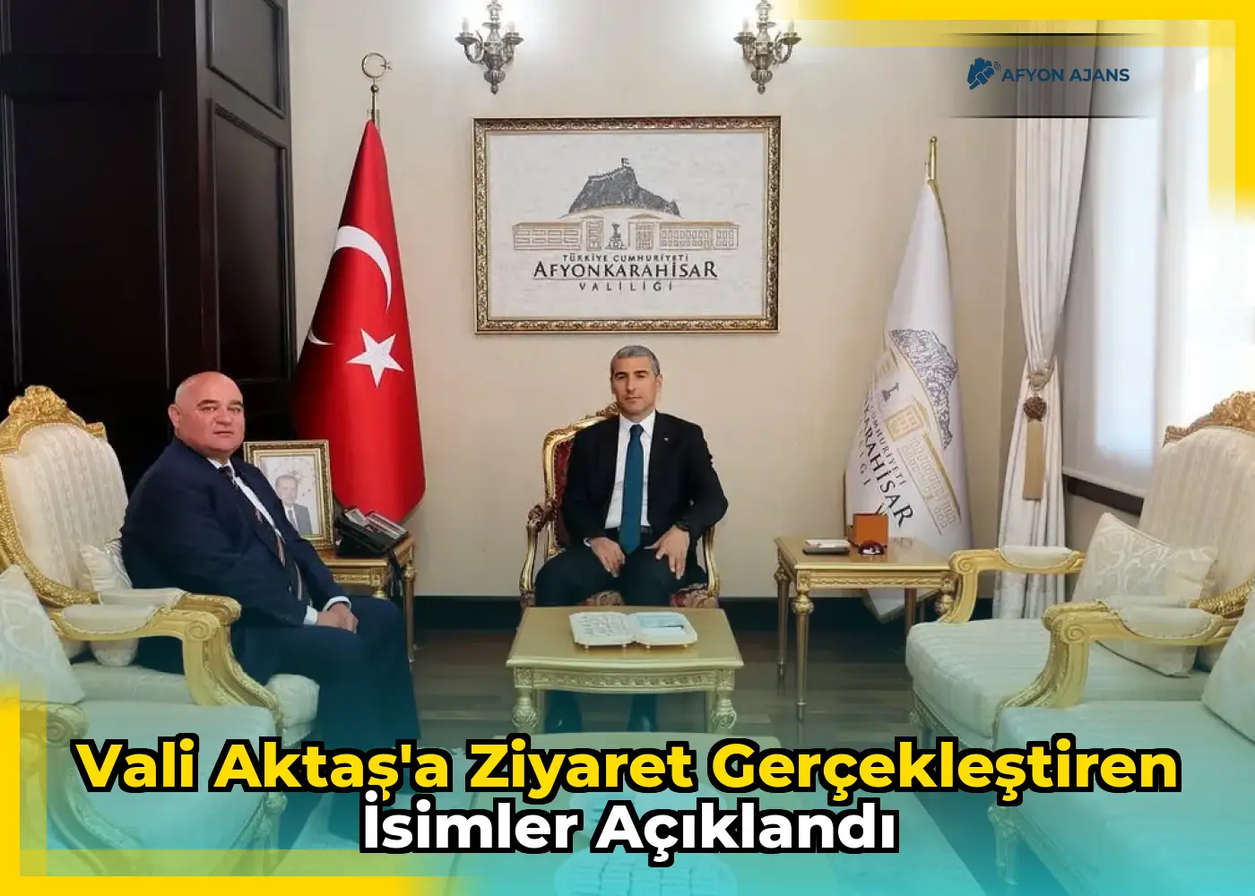 Vali Aktaş'a ziyaret gerçekleştiren isimler açıklandı
