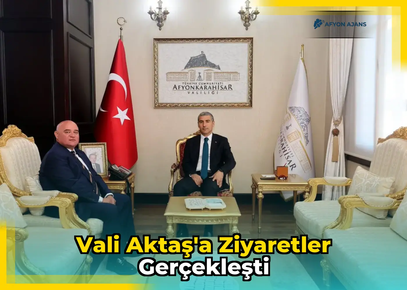 Vali Aktaş'a Ziyaretler Gerçekleşti