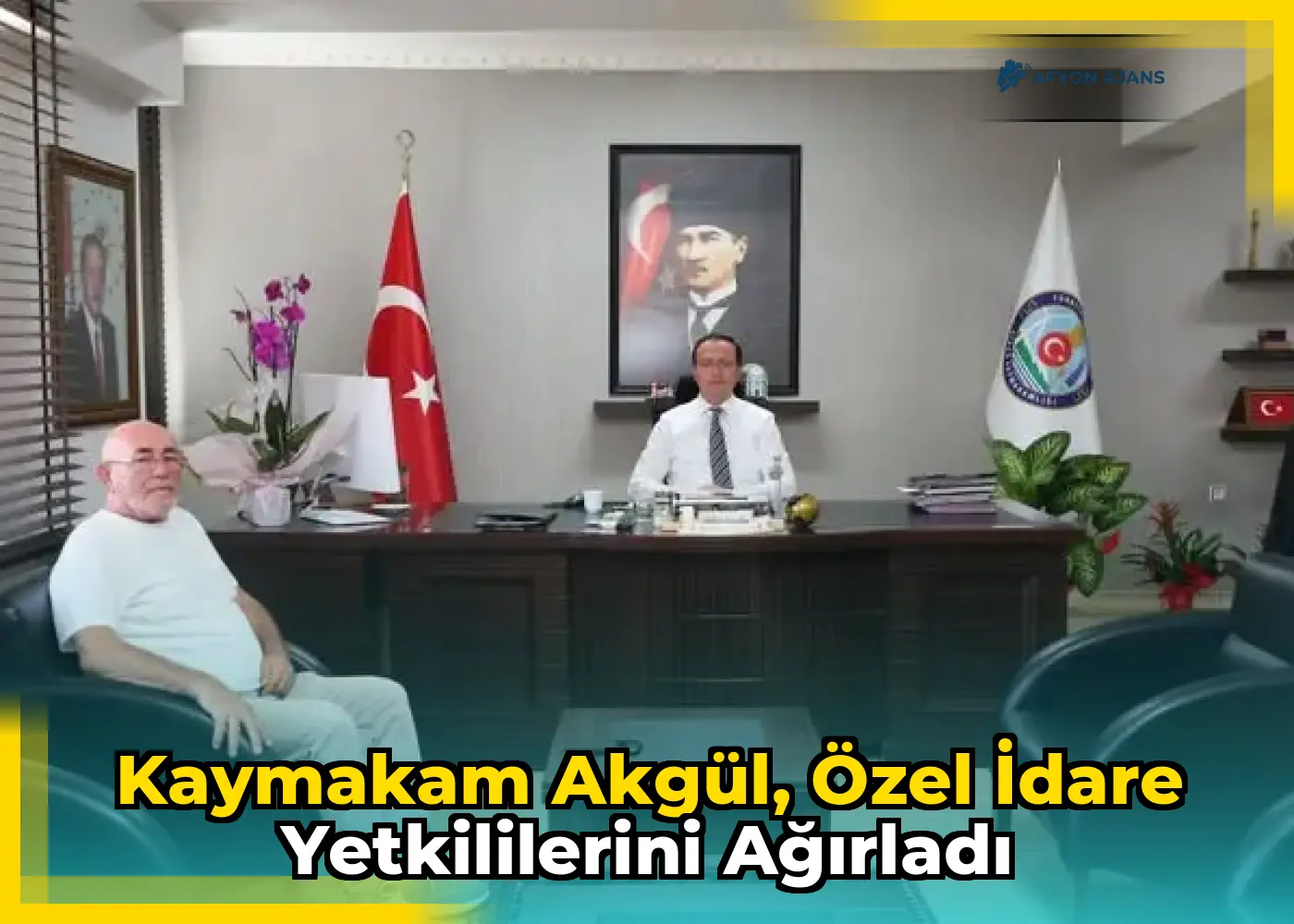 Kaymakam Akgül, Özel İdare Yetkililerini Ağırladı