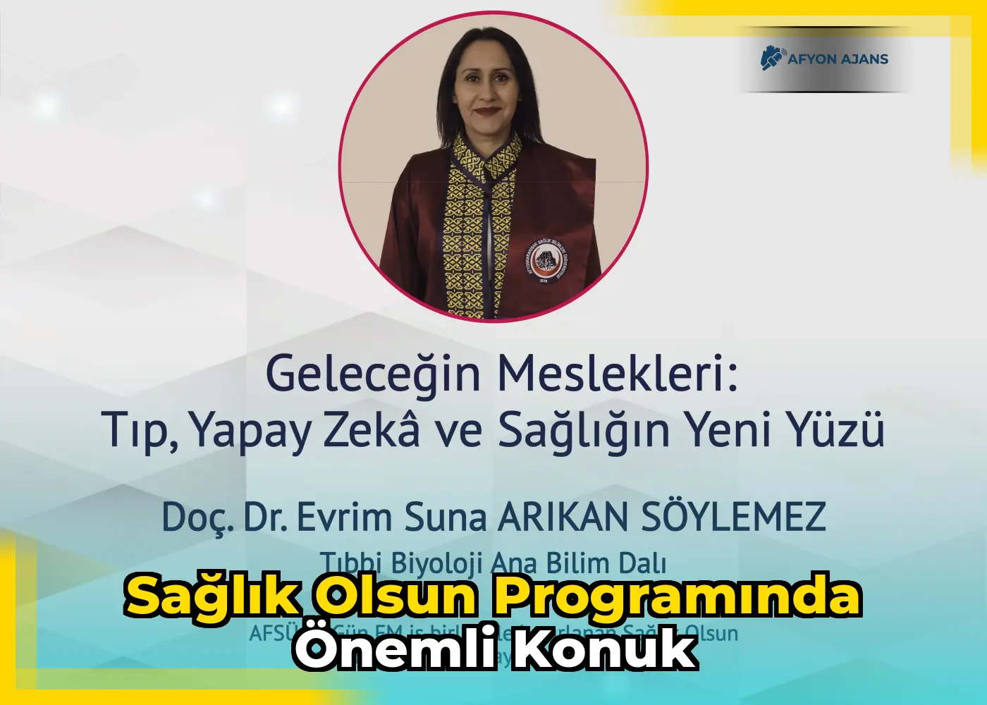 Sağlık Olsun Programında Önemli Konuk