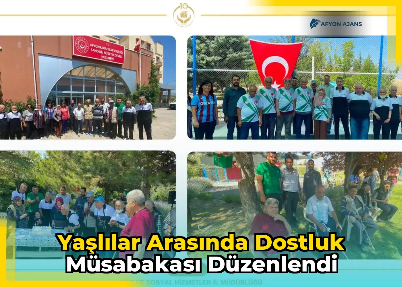 Yaşlılar Arasında Dostluk Müsabakası Düzenlendi