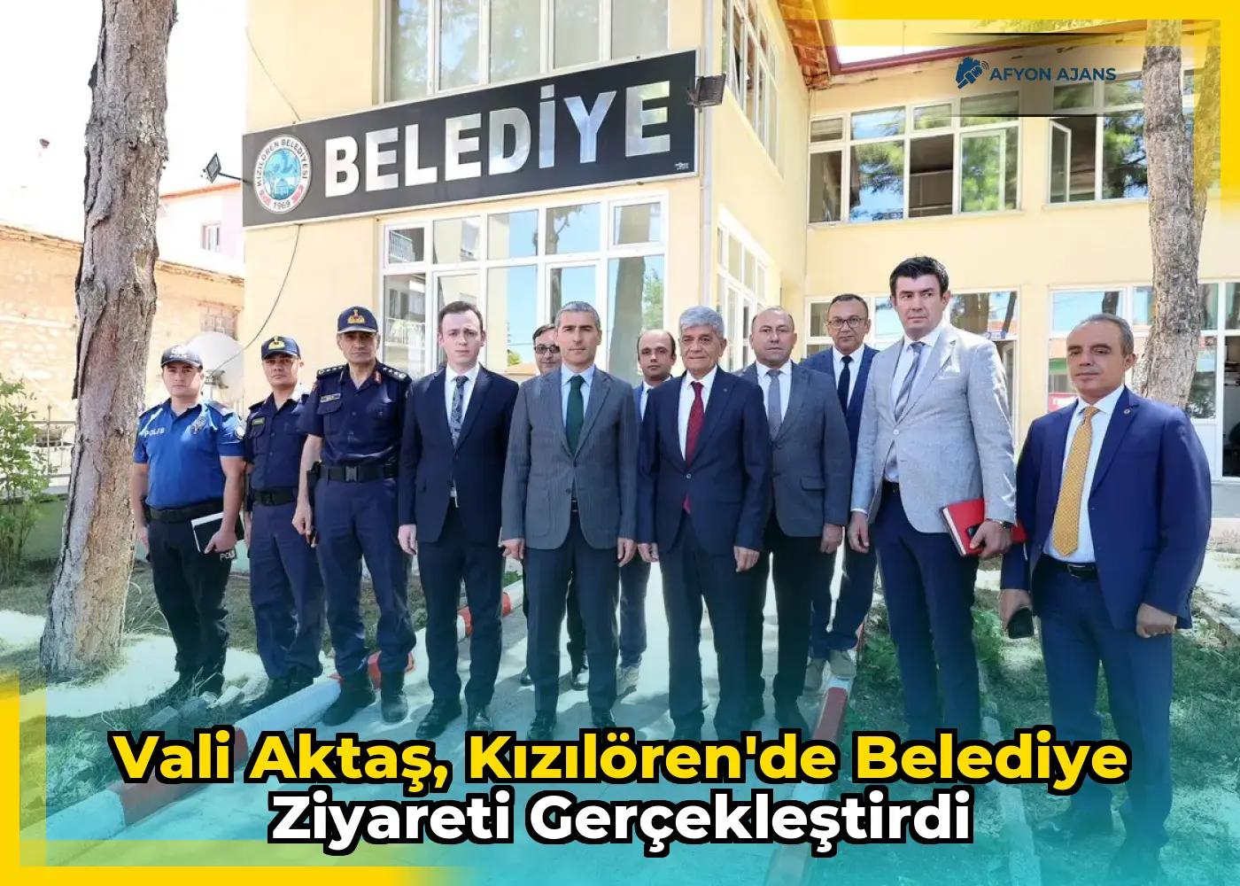 Vali Aktaş, Kızılören'de Belediye Ziyareti Gerçekleştirdi
