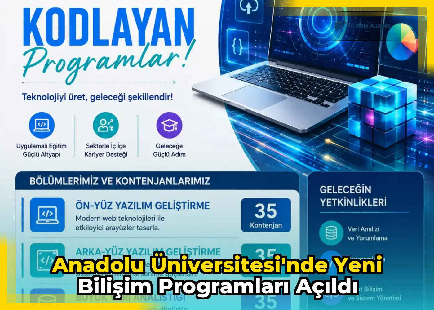 Anadolu Üniversitesi'nde yeni bilişim programları açıldı
