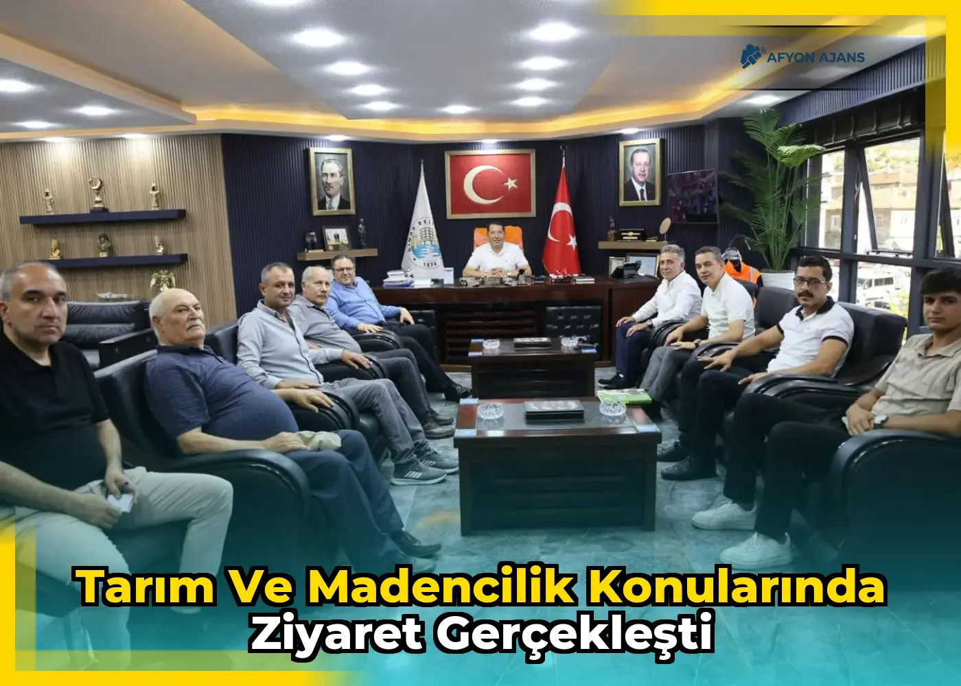 Tarım ve madencilik konularında ziyaret gerçekleşti