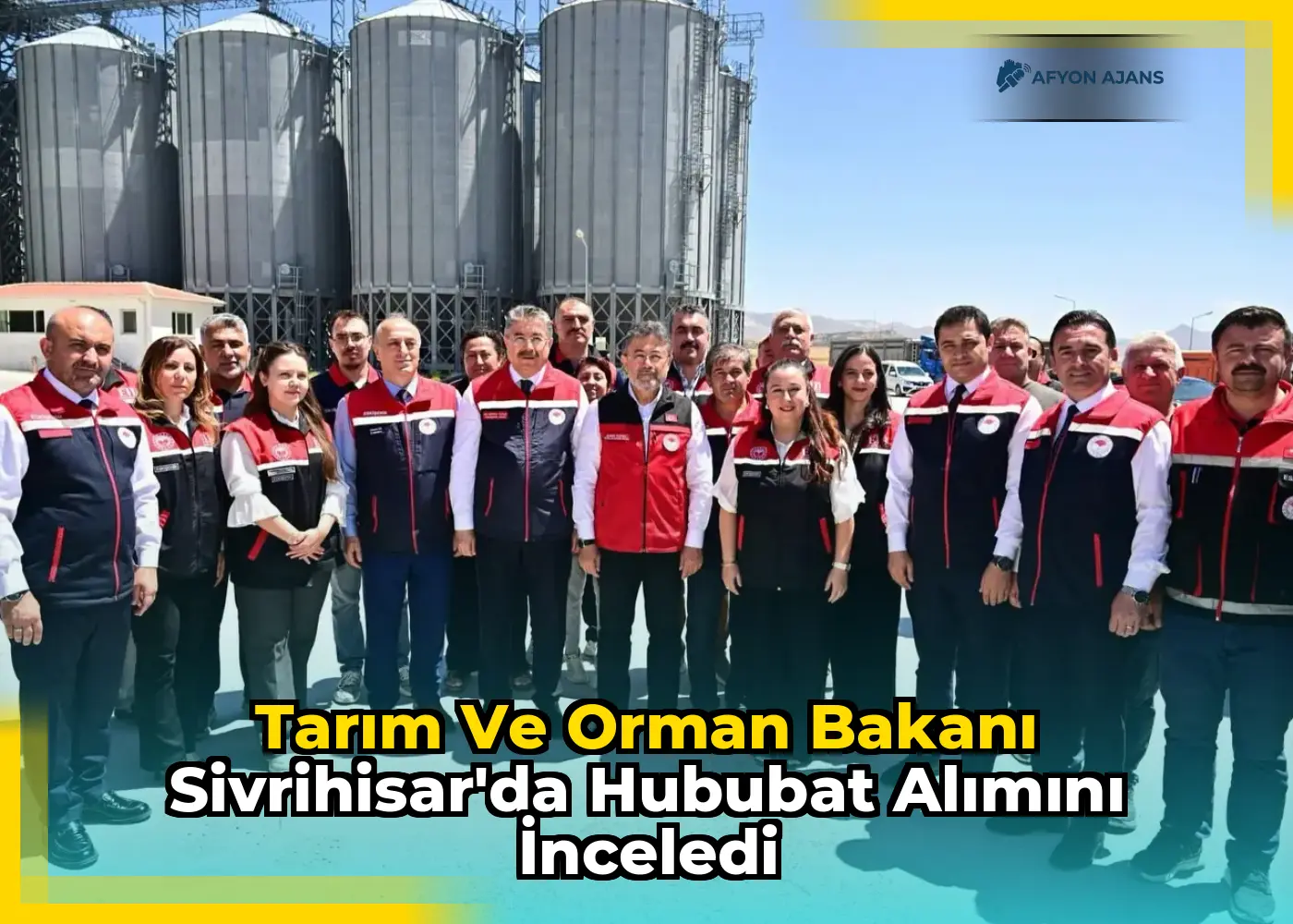 Tarım ve Orman Bakanı Sivrihisar'da Hububat Alımını İnceledi