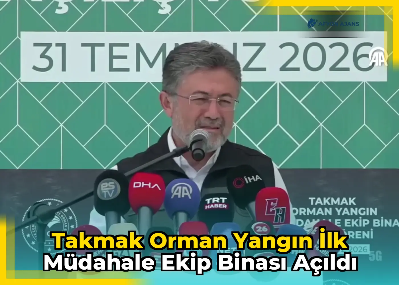 Takmak Orman Yangın İlk Müdahale Ekip Binası Açıldı