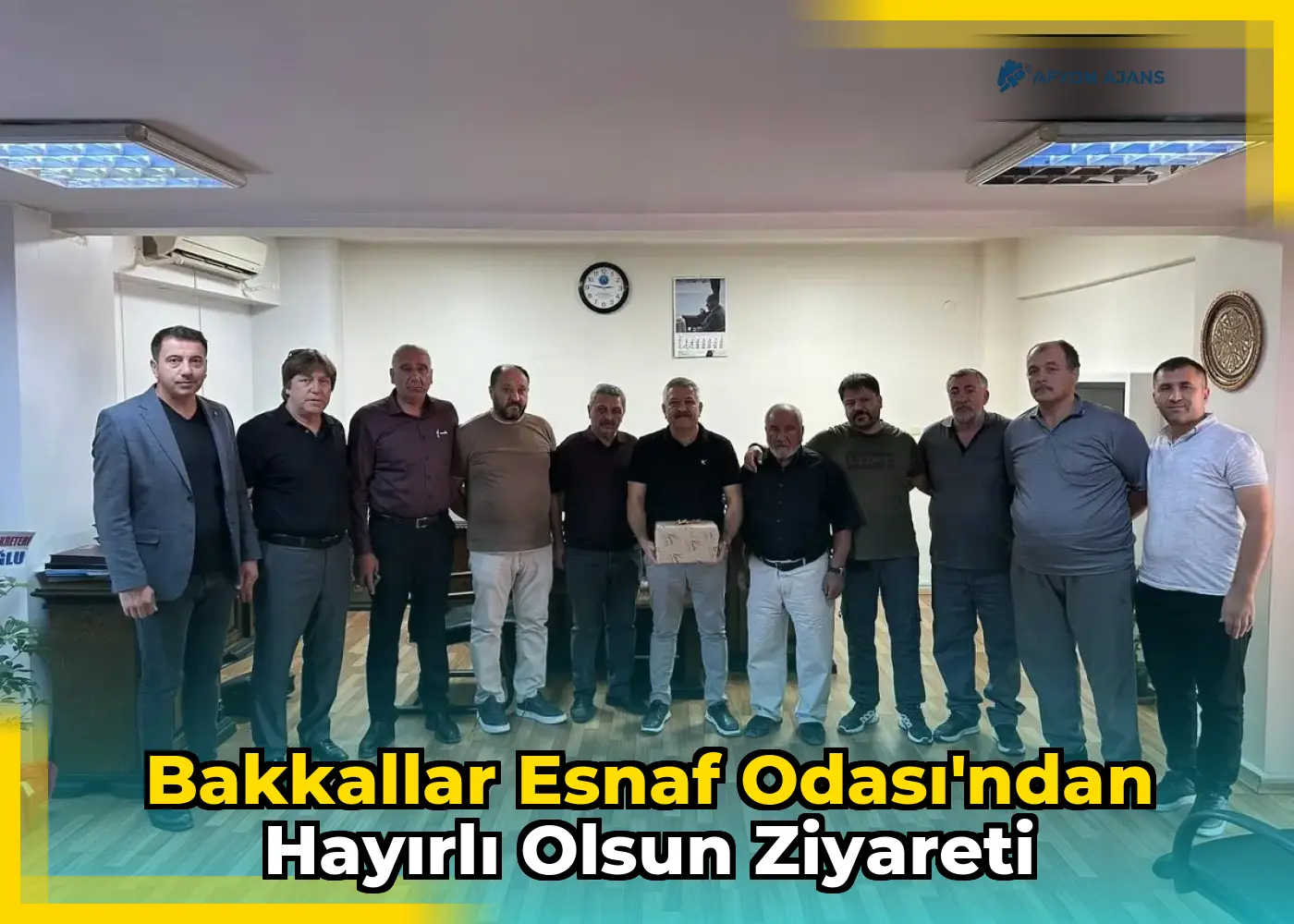 Bakkallar Esnaf Odası'ndan hayırlı olsun ziyareti