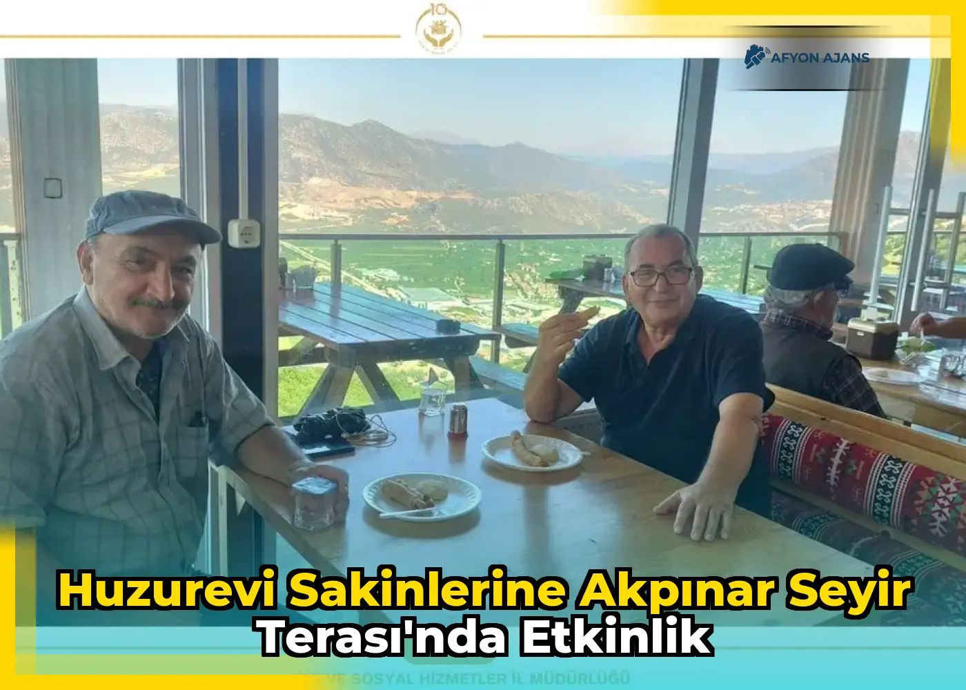 Huzurevi sakinlerine Akpınar Seyir Terası'nda etkinlik
